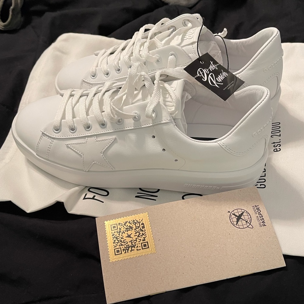 Golden Goose Purestar White Sneakers